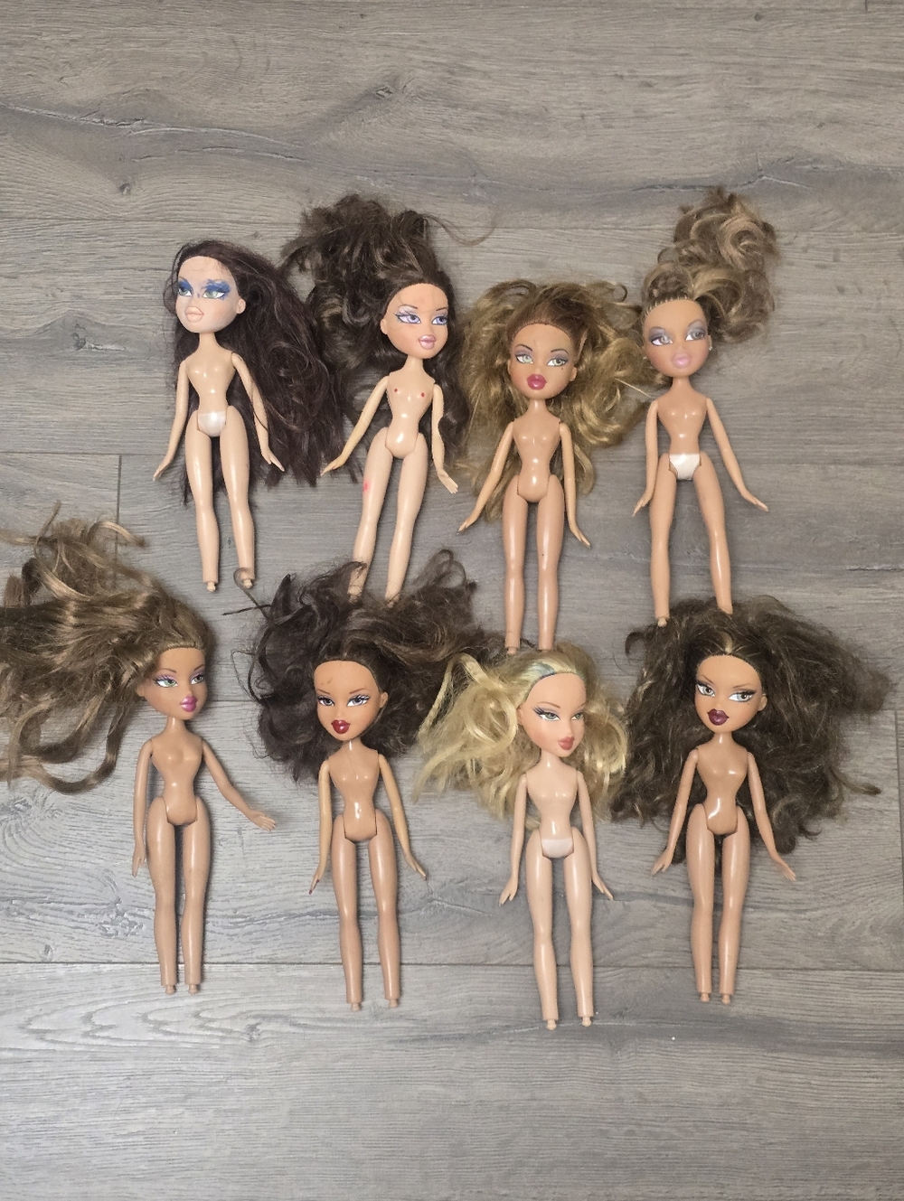 Bratz Dolls 2001 Y2k Lot Of 8